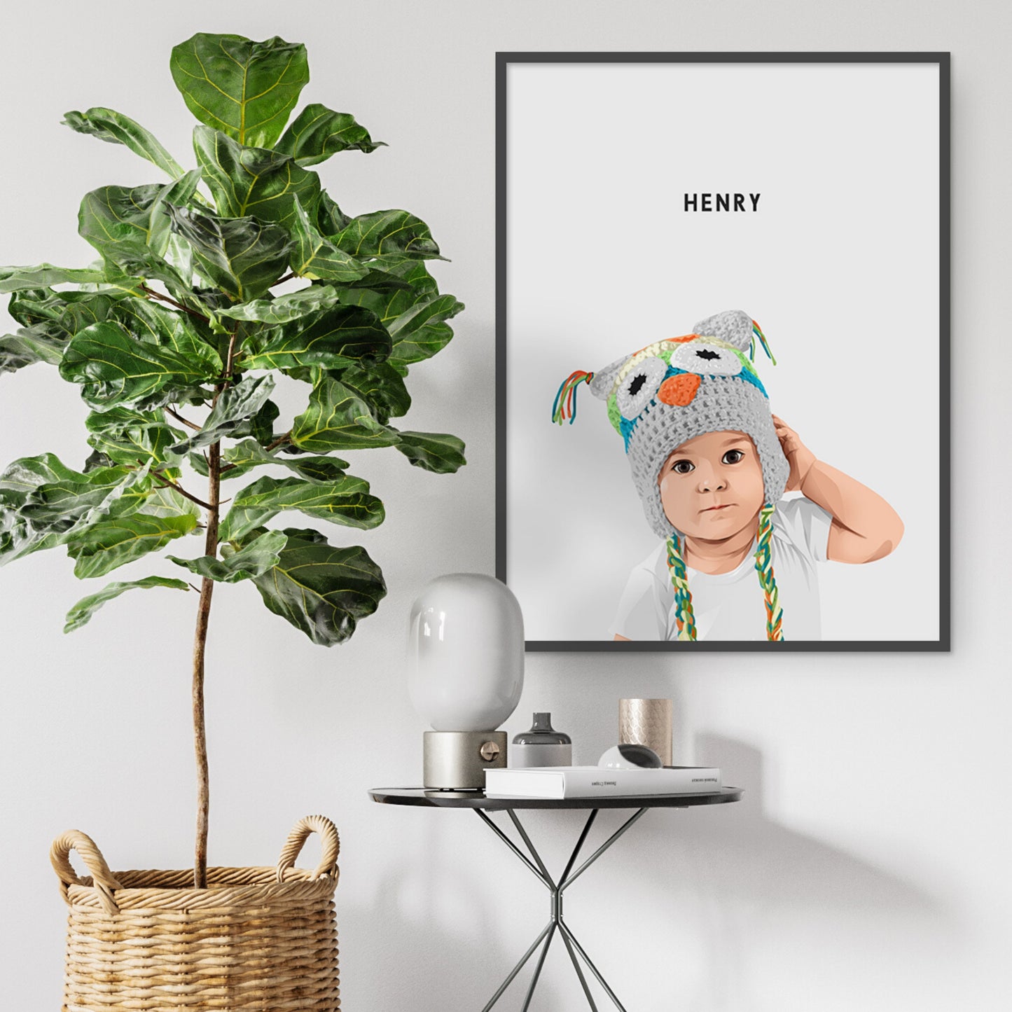 Custom Illustrated Baby & Child Portrait
