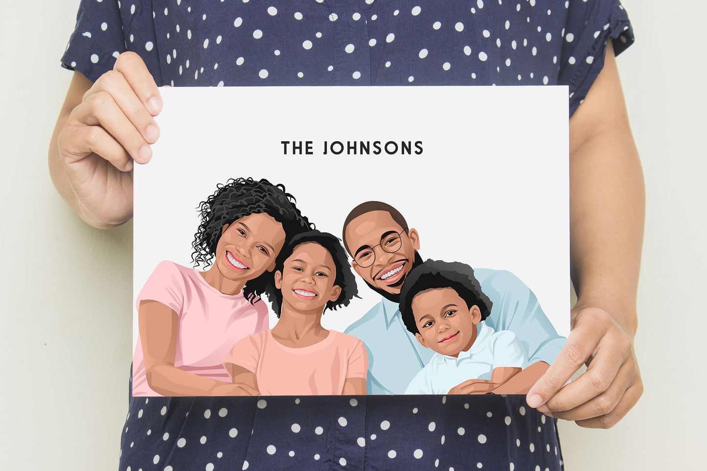 Custom Illustrated Family Portrait