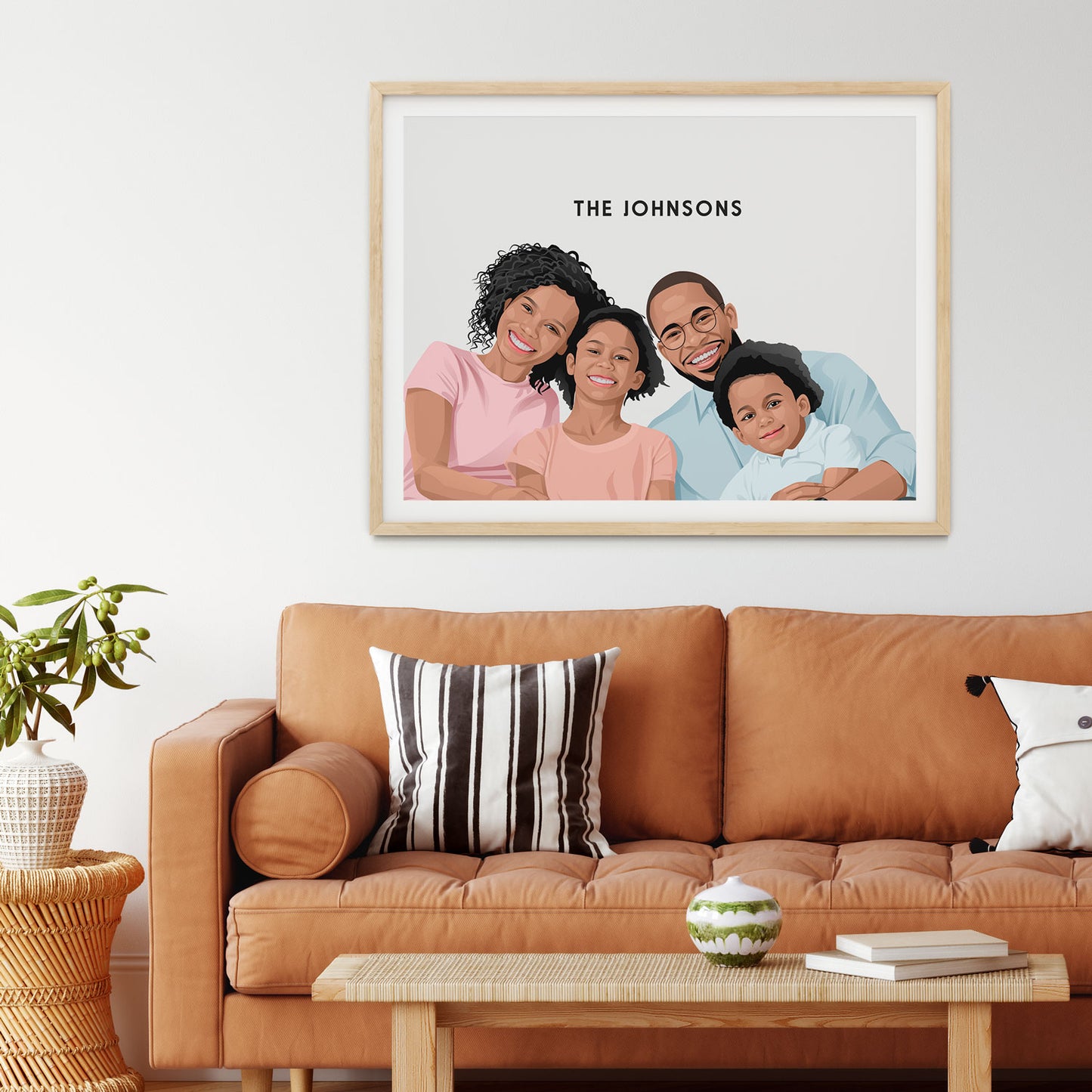 Custom Illustrated Family Portrait