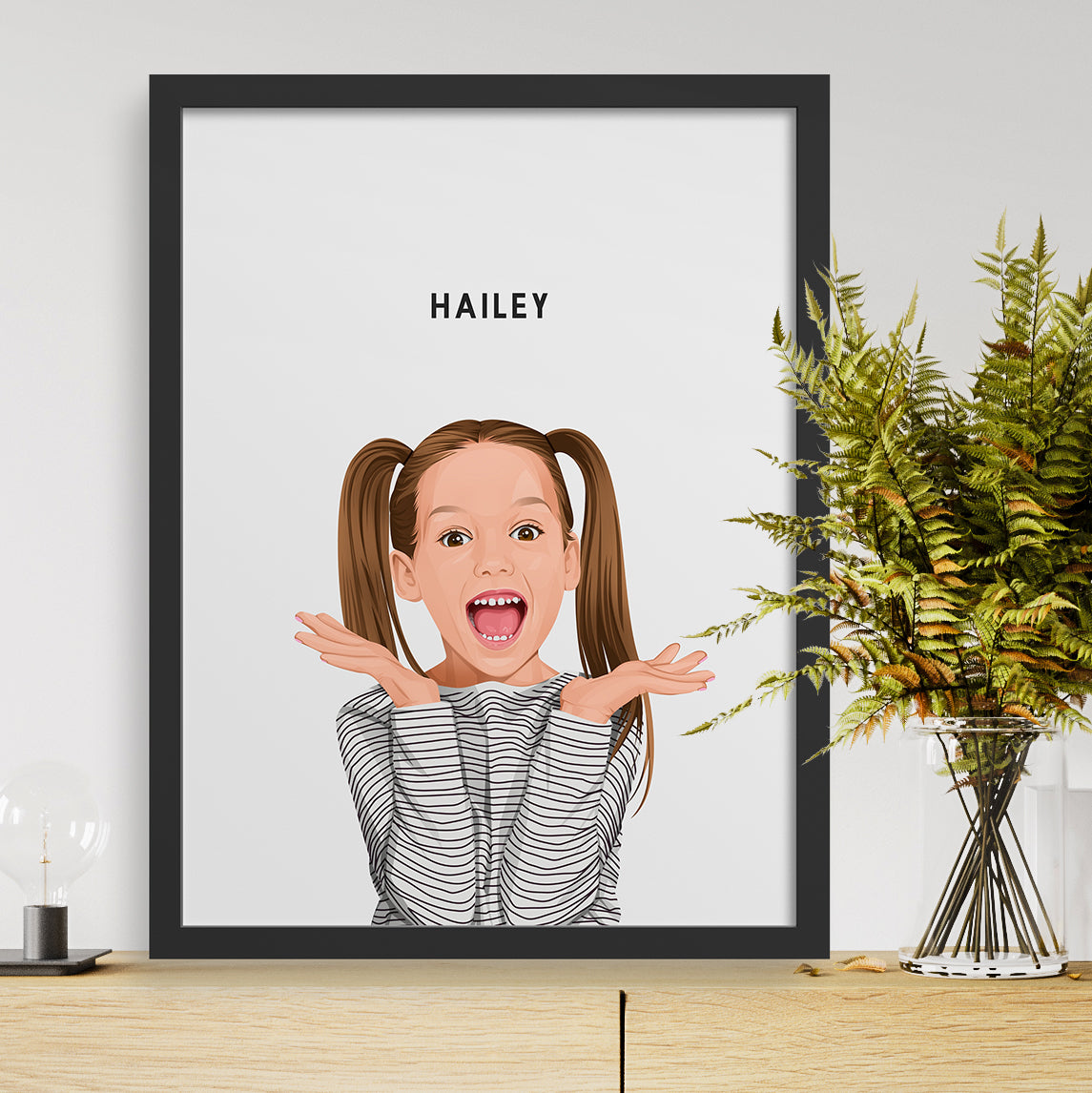 Custom Illustrated Baby & Child Portrait