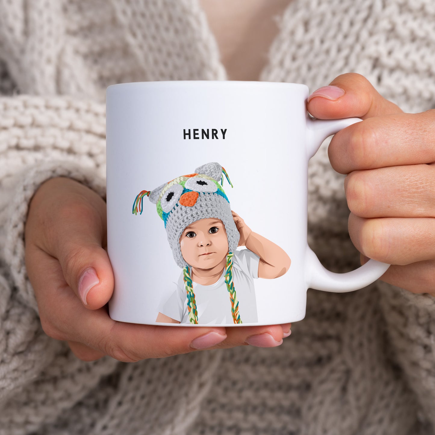 Smirky Portrait Mug