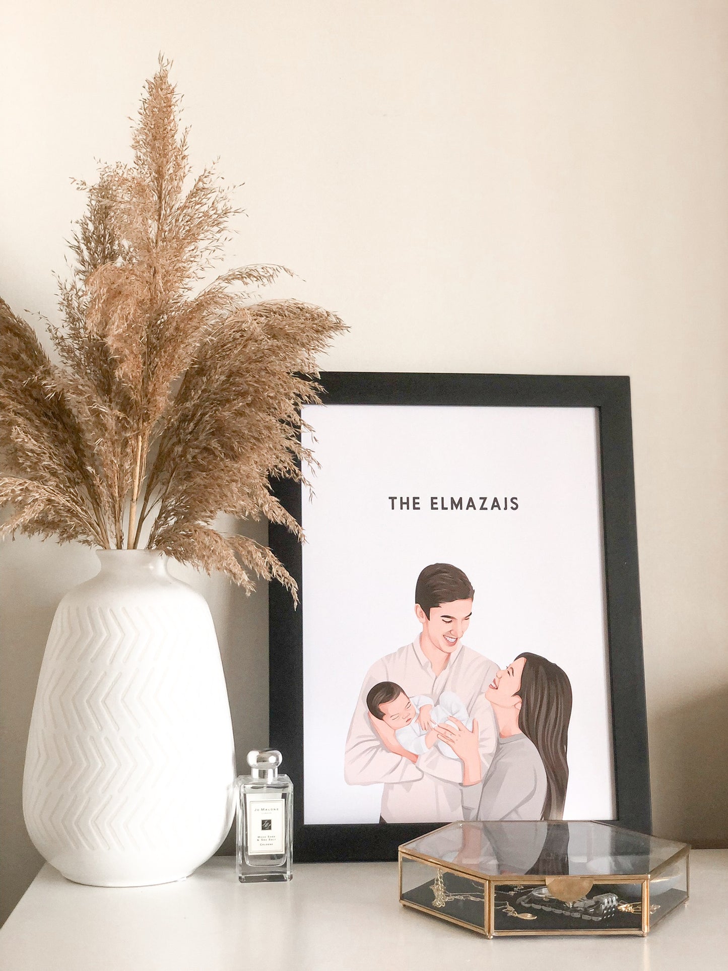 Custom Illustrated Family Portrait
