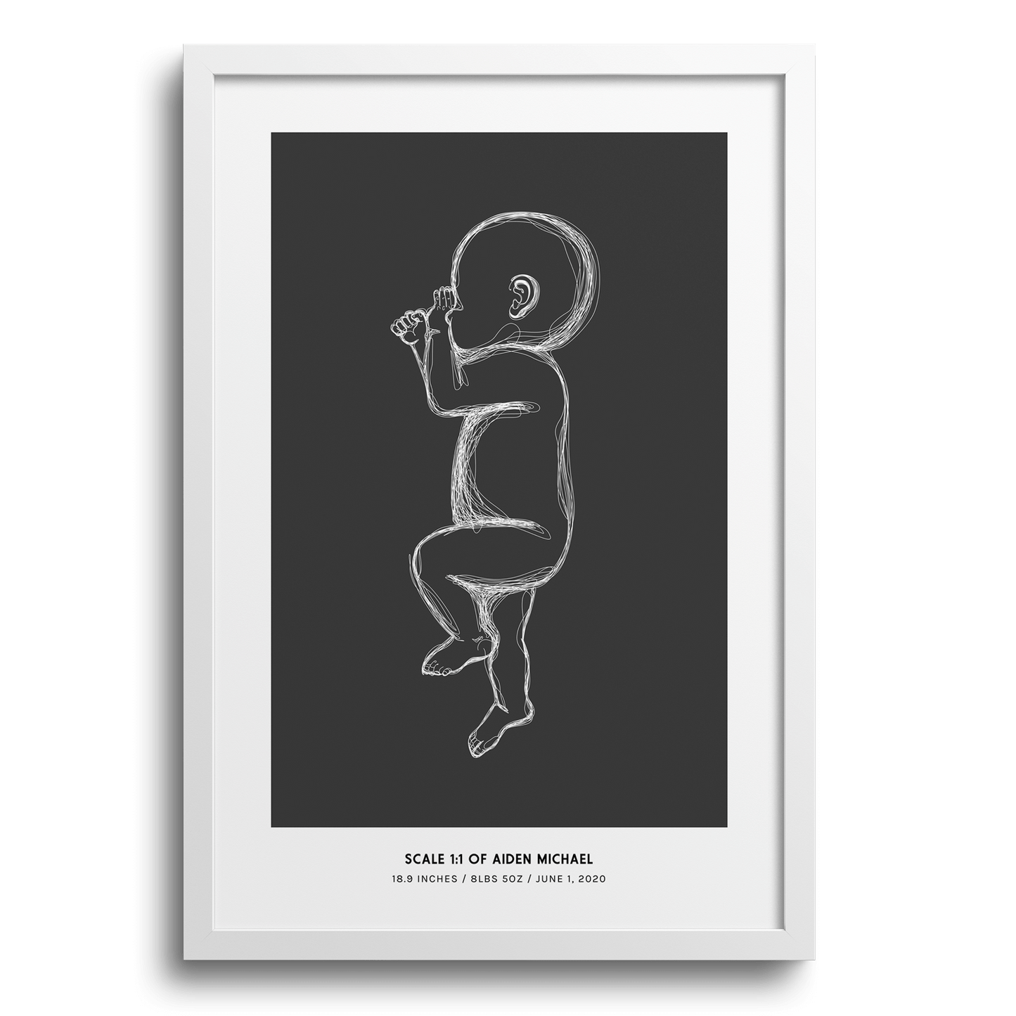 Modern Birth Poster