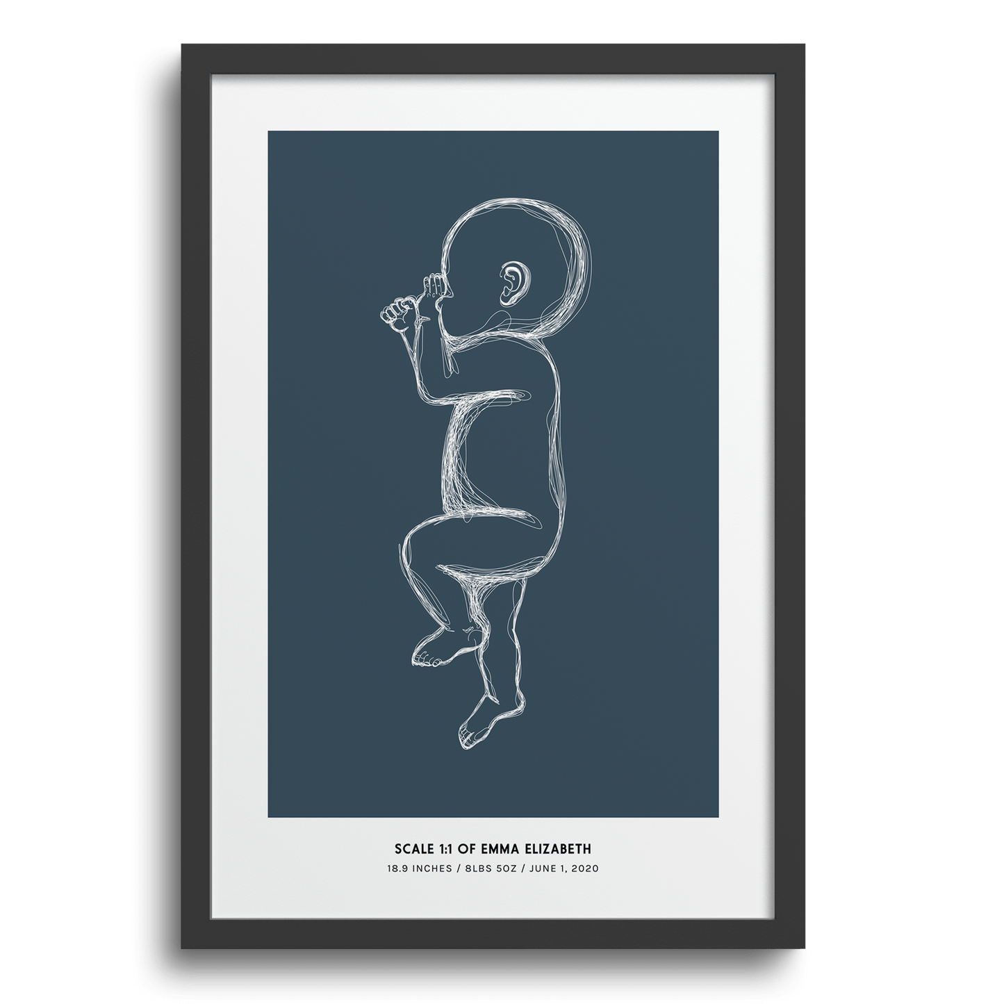 Modern Birth Poster
