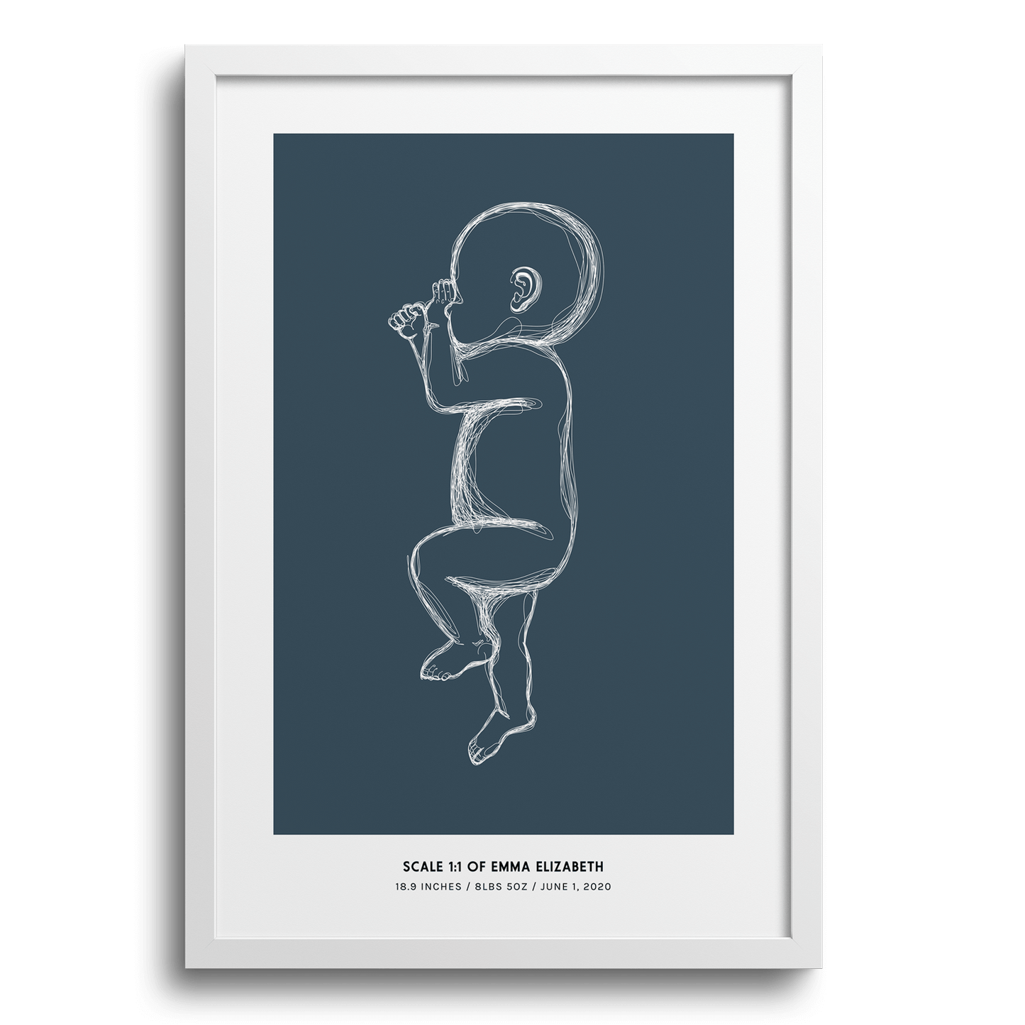 Modern Birth Poster