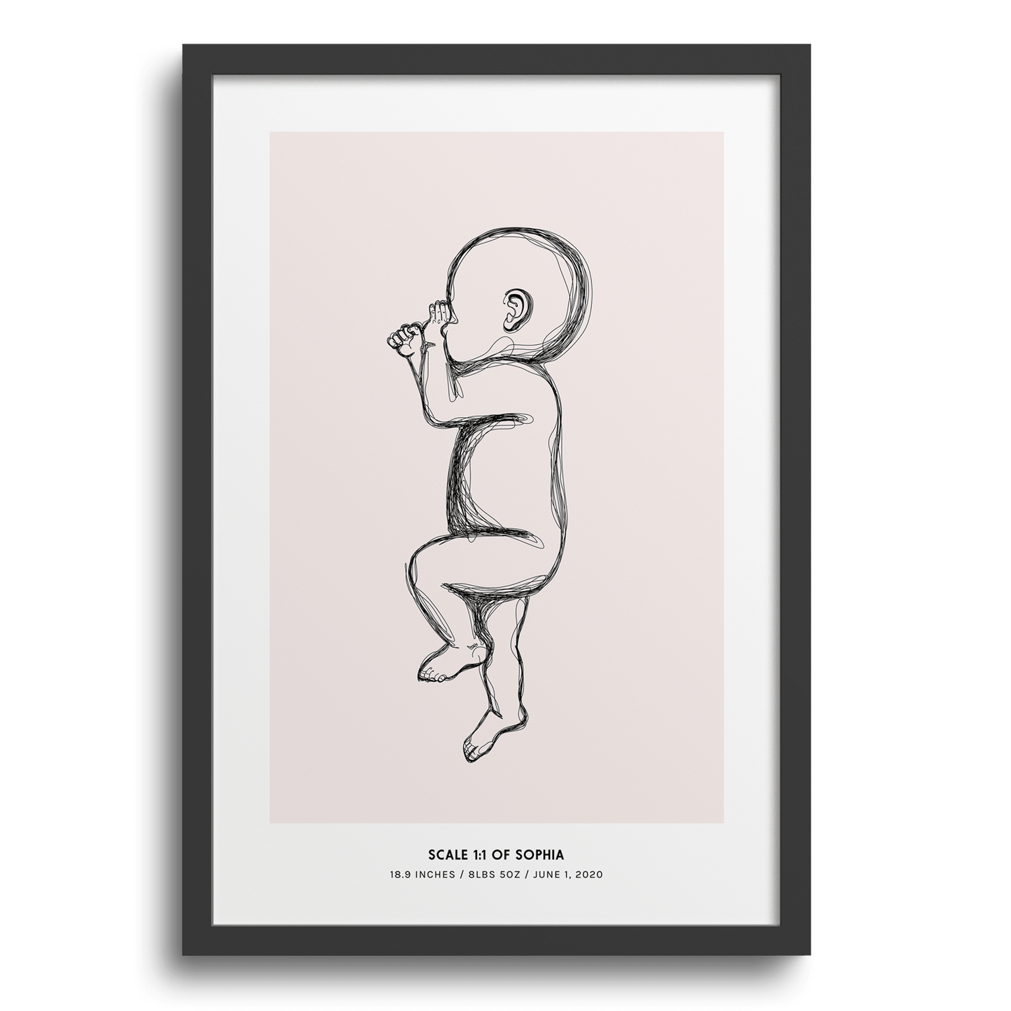 Modern Birth Poster