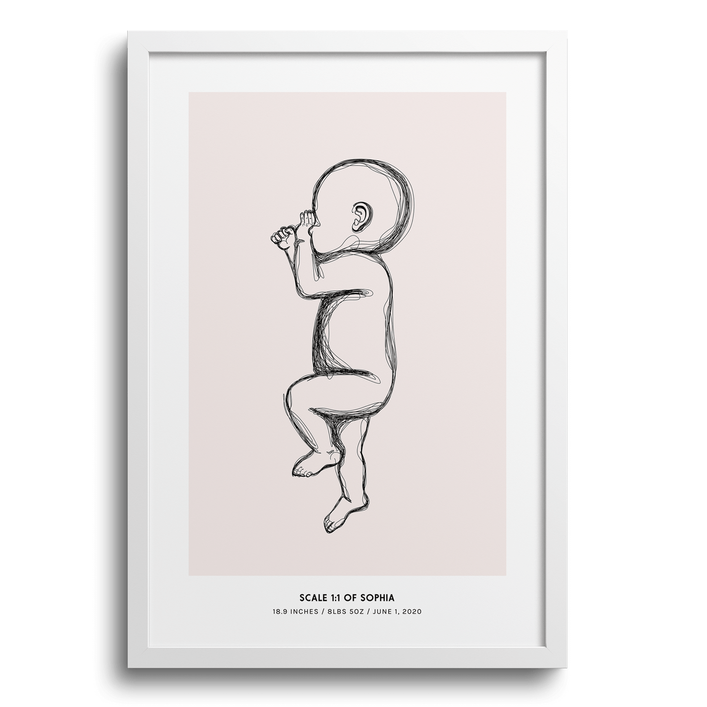 Modern Birth Poster