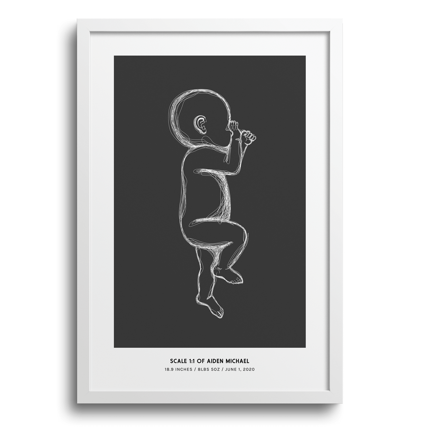 Modern Birth Poster