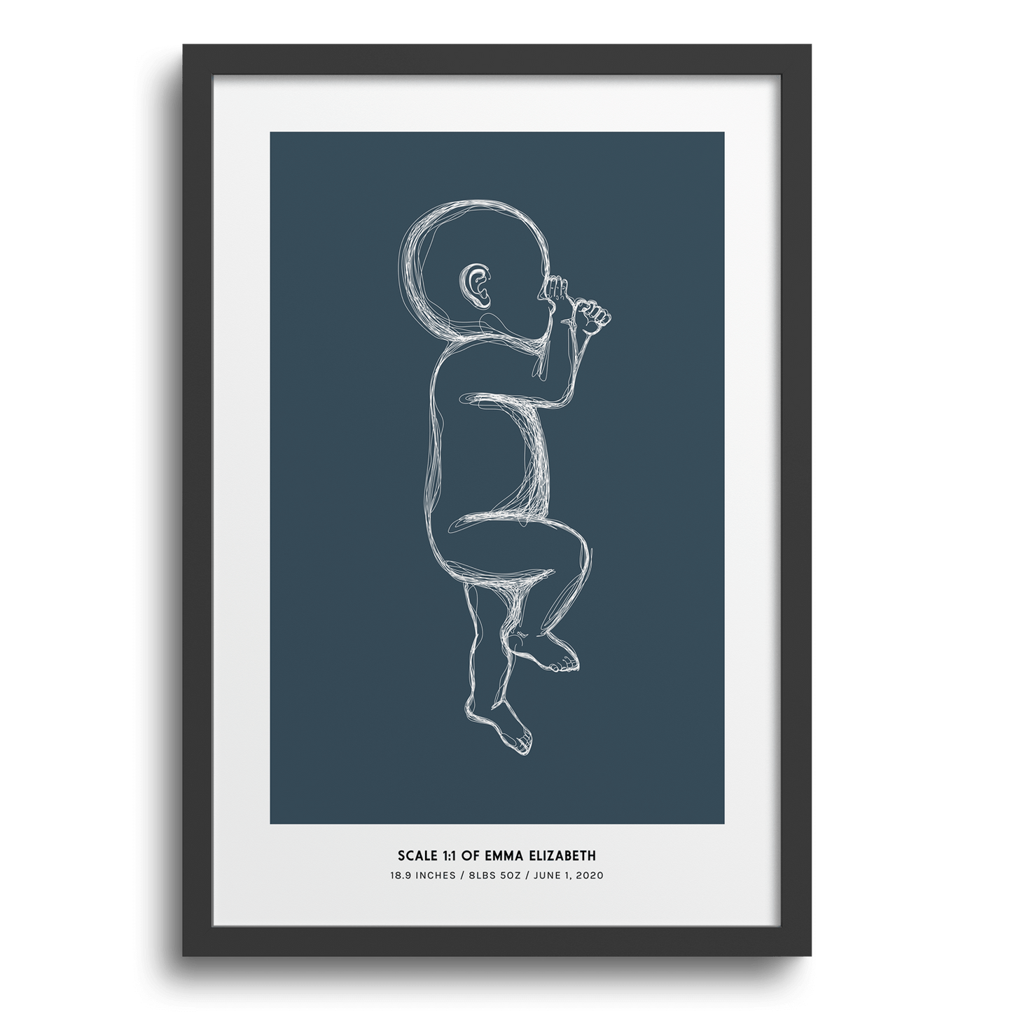 Modern Birth Poster