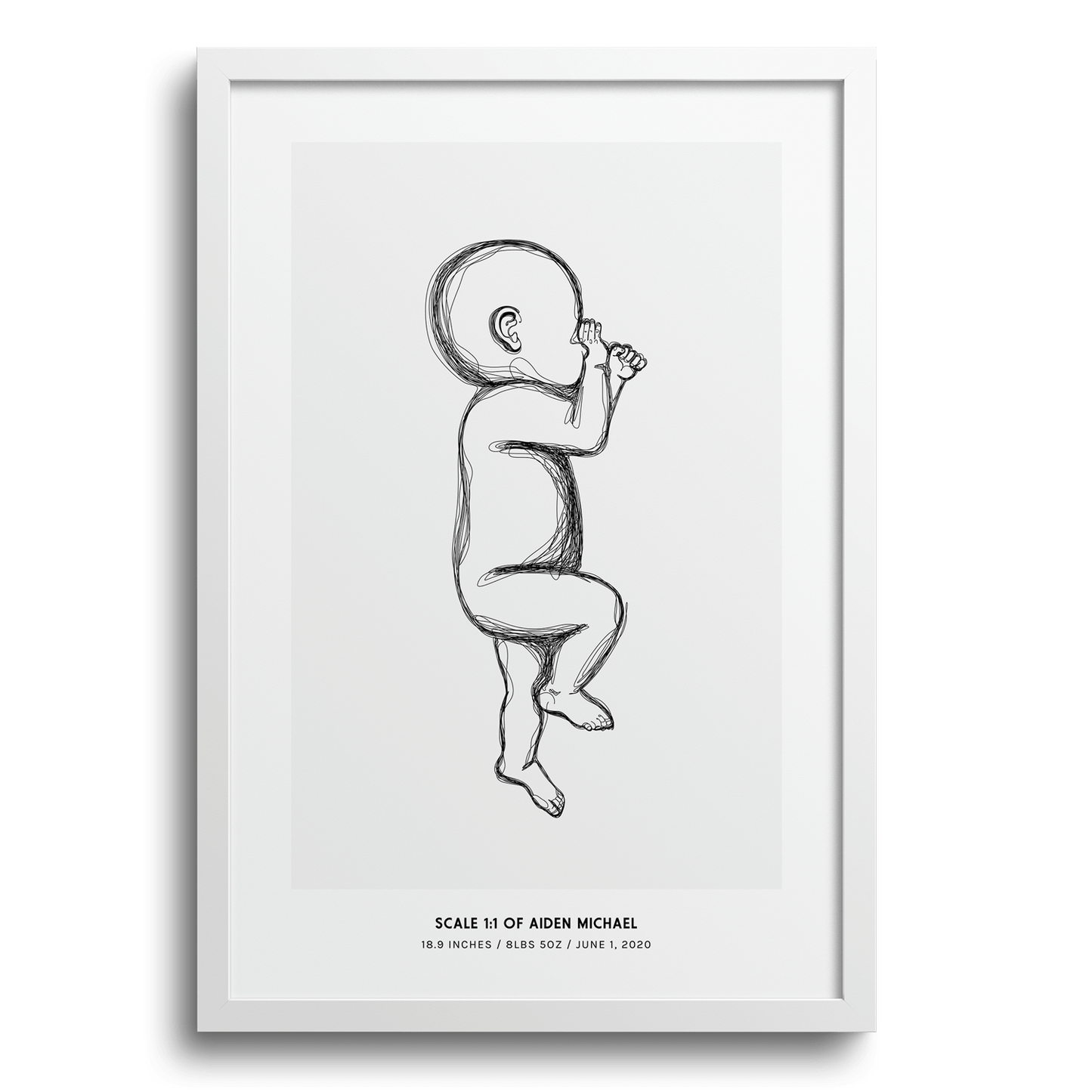 Modern Birth Poster