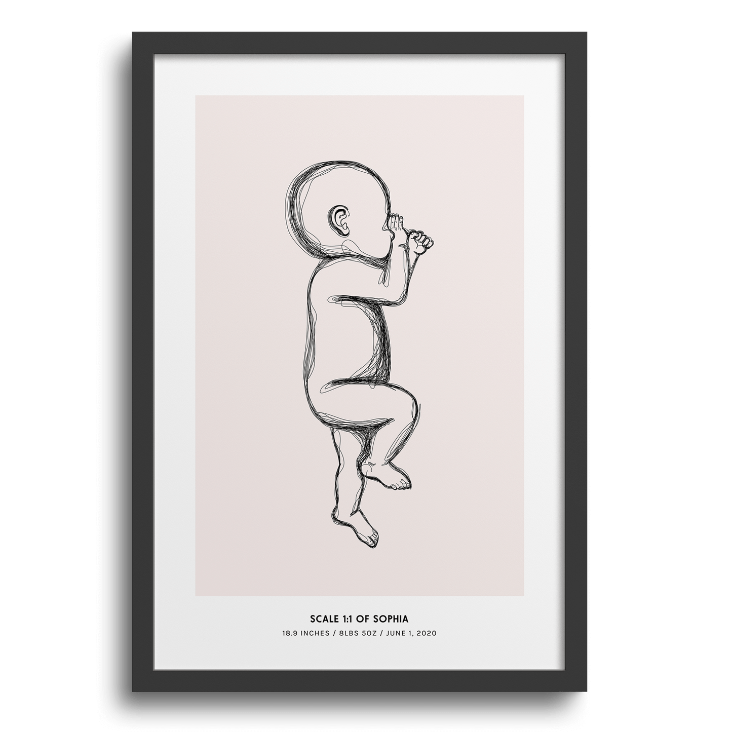 Modern Birth Poster