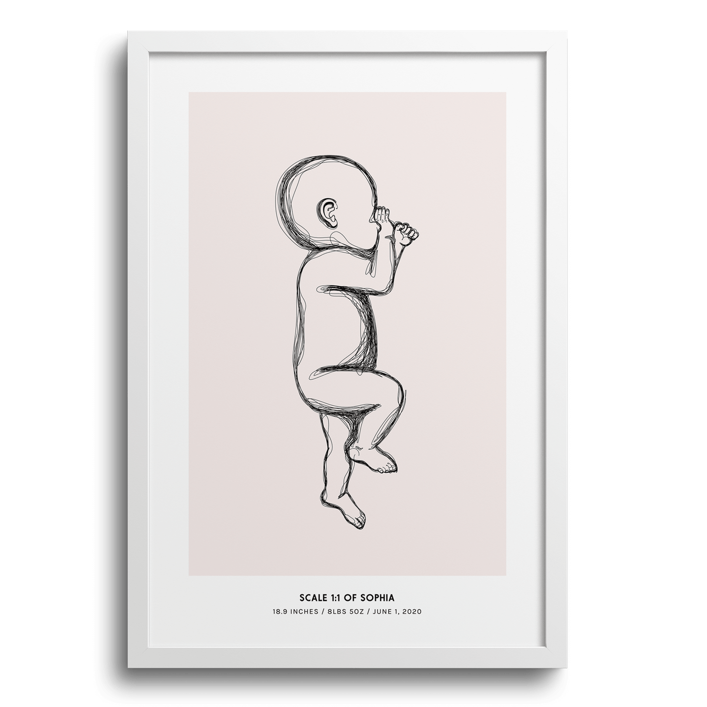 Modern Birth Poster